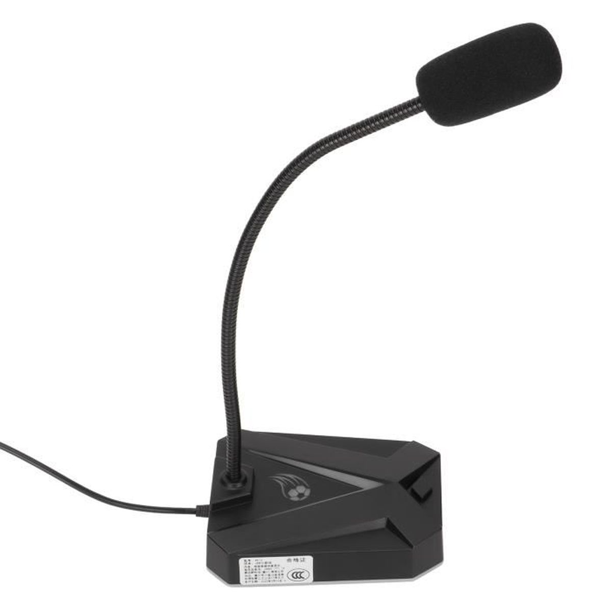 Microphone USB Mini - Pour Ordinateur PC/Mac - Col De Cygne Réglable, Son Clair Pour Visio, Enregistrement Et Jeux