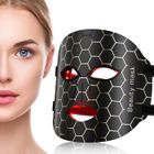SHIMENDI Masque facial LED 7 couleurs – Soin visage anti-âge, acné, rides – 95 perles lumineuses – Silicone – Rechargeable USB – IPX7