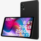 Tablette tactile DOOGEE T20MiniPro 8.4 pouces RAM 20Go + 256Go ROM Android 13 WIFI Tablette pas cher,Widevine L1 - Noir