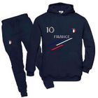 NPZ Jogging enfant - France - Bleu marine - Manches longues - Respirant - Football