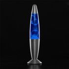 TELE SHOPPING MODEZVOUS Lampe Lave 35 cm, Lampe Magma Lave Applique, ampoule R39 de 25 W fournie, RETRO BLEUE