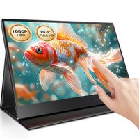 UPERFECT Moniteur portable tactile Full HD 15,6 pouces 1080P pour ordinateurs portables/PC/Mac/PS4/Xbox