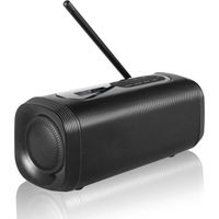 Enceinte nomade Bluetooth Radio DAB+ FM - MY SPEAKER+ Noir - Portée 10m, Bluetooth 5.0, Alarme / Réveil, Autonomie 10h