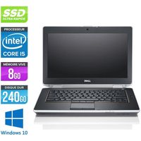 Pc portable Dell E6420 - i5 - 8Go - 240Go SSD - Windows 10