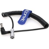 Eonvic Weipu SF610-S2 Câble d'alimentation connecteur vers port CC 5,5 x 2,5 mm pour appareil photo BMPCC 4K