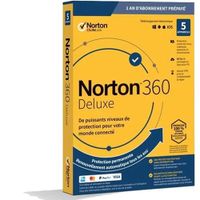 Norton 360 Deluxe 50GB - 5 Devices 1 Year [Téléchargement]
