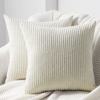Lot De 2 Housses De Coussin Noël Rouge 40x40 Cm - Déco Festive Pour Canapé Et Salon