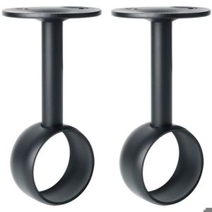 Lot De 3 Supports De Tringle À Rideaux Doubles Robustes Pour Tringles À