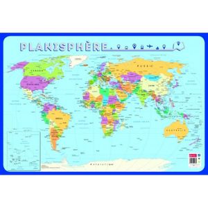 Carte souple recto/verso Europe/Monde