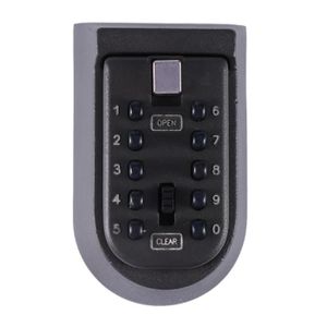 Bo/îte de verrouillage murale avec combinaison de boutons poussoirs /à 10 chiffres les locataires les agents immobiliers Parfait pour les invit/és