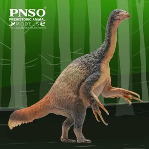 FIGURINE - PERSONNAGE Modèles de dinosaures préhistoriques PNSO: 65 Qingge le therizinosaure