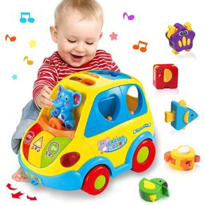 JEU D'APPRENTISSAGE Toddler Toys Jeu de voiture Montessori 5 pièces av