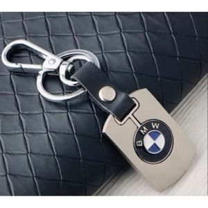 Porte-clés en cuir véritable Bmw M Sport, m Power Metal Oem