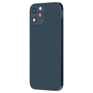 Châssis Complet Pour IPhone 12 - Noir Avec Vitre Arrière Et Adhésif Écran