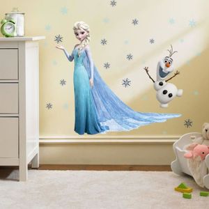 Napravi Rs Kibi 2 Fogli Frozen Disney Stickers Muraux Reine Des Neiges Salon Amovible Stickers Mural Elsa Stickers Muraux Chambre Enfant Fille Princesse Chambre Bebe Autocollants Frozen Ameublement Et Decoration Decoration Murale