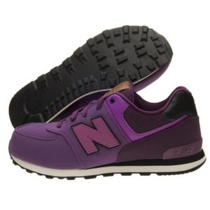 new balance - 410 - baskets en daim et maille - bordeaux