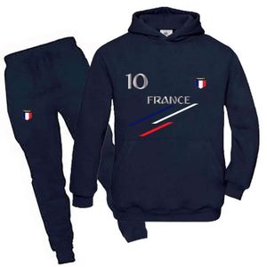 SURVÊTEMENT Jogging France enfant bleu marine - Garçon - Manch