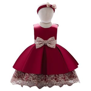 ROBE Robe Fille Enfants mignon nouvelles bouffantes Elegant Mode Princesse Performance Fête d'anniversaire - Rouge Dick Eleanor Shop