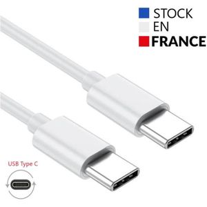 Lot De 5 Câbles USB Type C 2 Mètres - NOVAGO, Noir Ou Blanc, Charge Et Synchro Données
