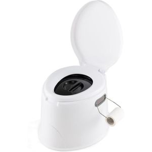 WC - TOILETTES RELAX4LIFE Toilette Portable Blanc 5 L, Charge 200