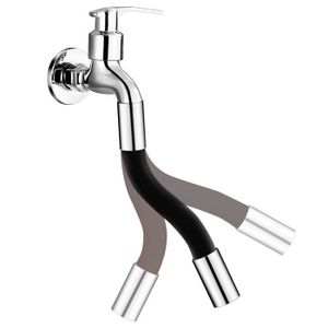 Extension de robinet Soytich en acier inoxydable rallonge de robinet Filetage 1/2 Longueur 1 à 10 cm