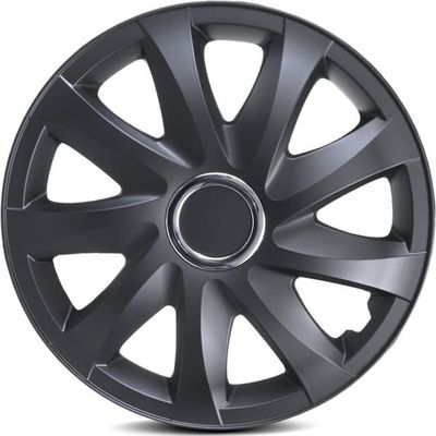 Enjoliveurs AUTO-STYLE RS-T 15 Pouces Noir - Set De 4 Pour Voiture