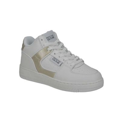 Basket montante Versace Jeans Couture dame Meyssa blanc et or. 39 White gold Cdiscount Chaussures