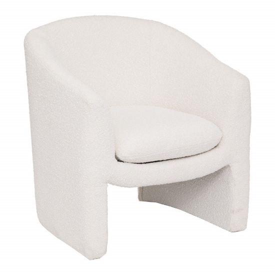 Fauteuil Pliant Atmosphera Renard - Blanc 40x23cm, Design Compact Et Léger