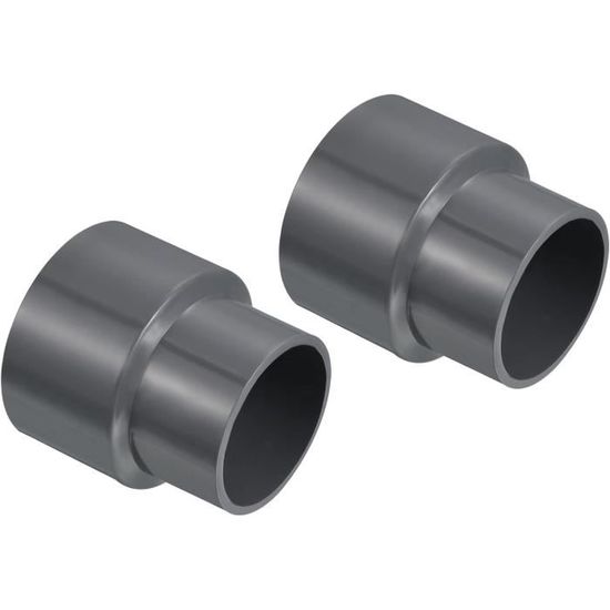 Raccord Réducteur PVC 3x2 – Connecteur Adaptateur Pour Tuyau, Gris, Uxcell