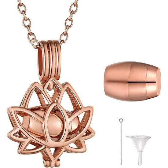 Pendentif Urne Funéraire En Acier - Bijou Souvenir Pour Cendres | Design Luxueux