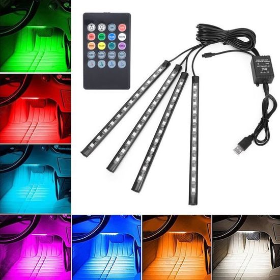 ECLAIRAGE TABLEAU DE BORD,Rouge--Ampoule LED Super brillante pour