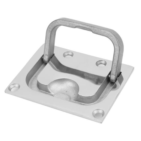 Anneau De Levage Affleurant Keenso – 76 Mm, Acier Inoxydable 316, Poli, Pour Trappe Bateau, Panneaux, Meubles, Tiroirs
