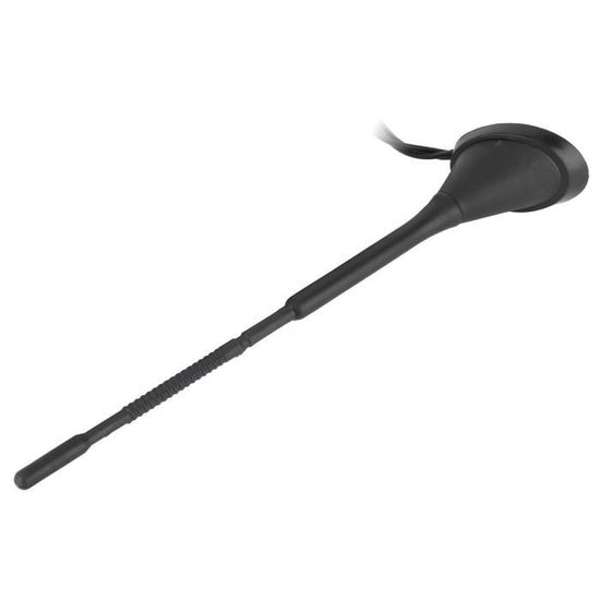 Antenne autoradio de Toit 19cm pour Auto Voiture avec câble 2.3m fiche DIN A4 - Auto Antenne autoradio de Toit 19cm pour Auto Voiture avec câble 2.3m fiche DIN A4 - Auto