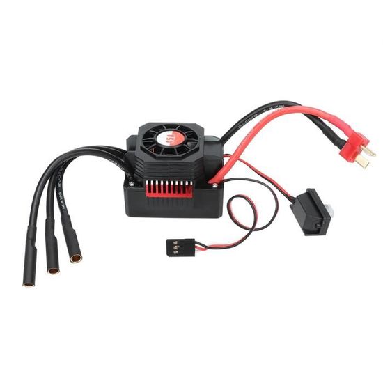 SUNGOOYUE ESC Sans Balais Bidirectionnel 40A – 2-6S LiPo, BEC 5V 3A, Plug And Play – Pour Voiture, Bateau, Propulseur RC