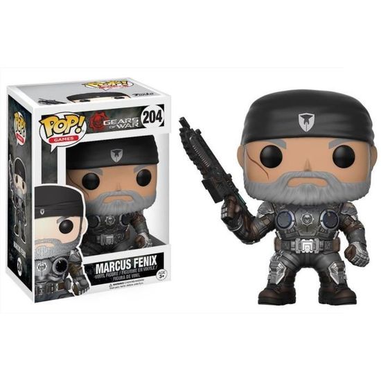 Figurine Funko Pop! Games Gears Of War Marcus Fenix #112 - Vinyle - Édition 2016 GAME - Boîte Originale