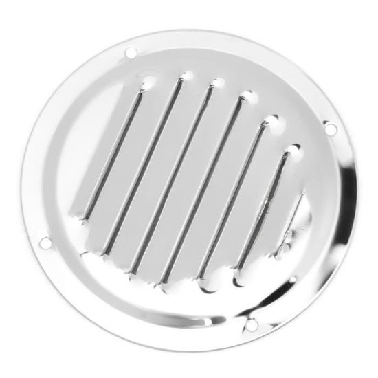 Grille De Ventilation Murale/plafond Inox 125 Mm - Réglable - Décoratif - HERCHR