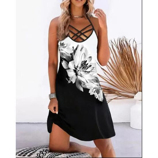 Robe de Mariée en Dentelle Sans Manches à Col en V et Robe de Bal – FR