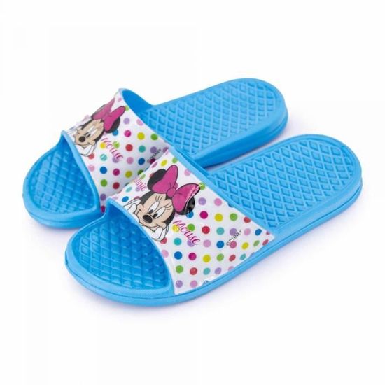 Sandales Pour Fille Minnie Mouse CERDÁ – En Polyester, Semelle EVA – Produit Officiel Disney, Design Espagnol