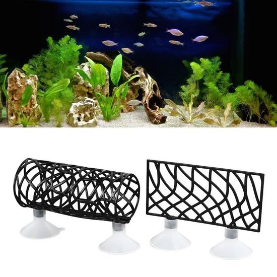 Dôme Cachette Pour Aquarium - 2 Grottes Blanches Avec Ventouse - Pour Crevettes, Bettas, Guppys - Habitat Et Décoration