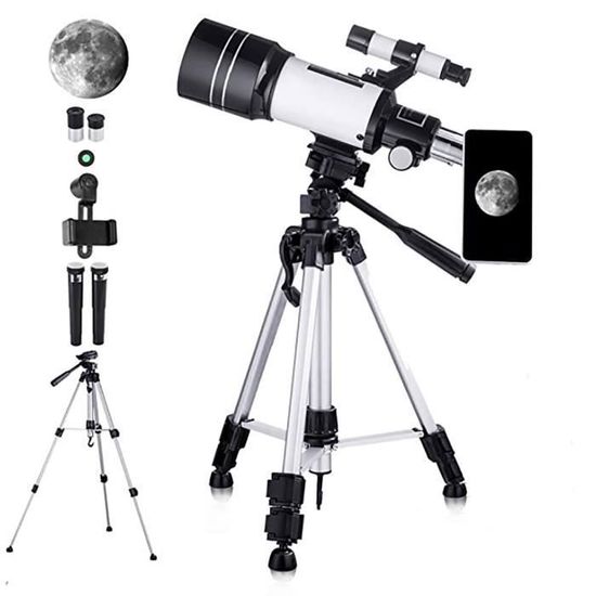 Télescope Astronomique ,15x-150x De 70mm Et Distance Focale De 300mm Télescope Astronomique Pour