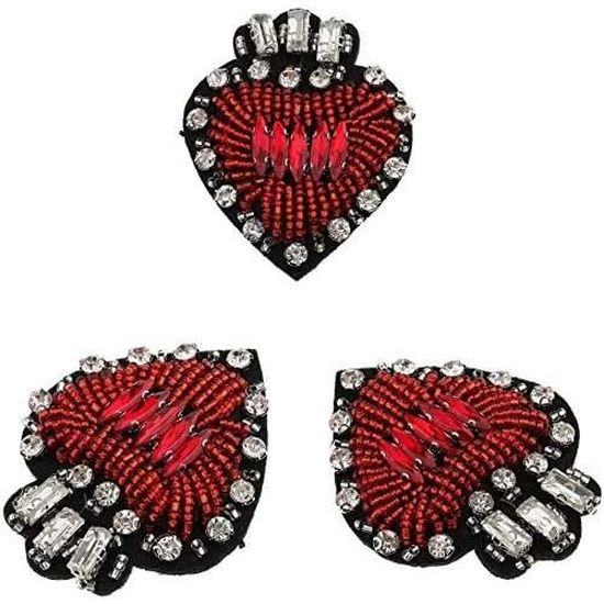 Lot De 50 Écussons Étoiles à Repasser - Broderie Thermocollante Multicolore Pour Customiser T-shirts, Jeans, Sacs