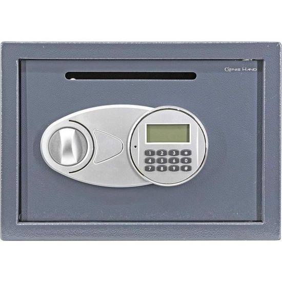 Genie Hand | Portable safe in case, fireproof, LFS30 and waterproof IPX6, opening with key and lock, B-Class