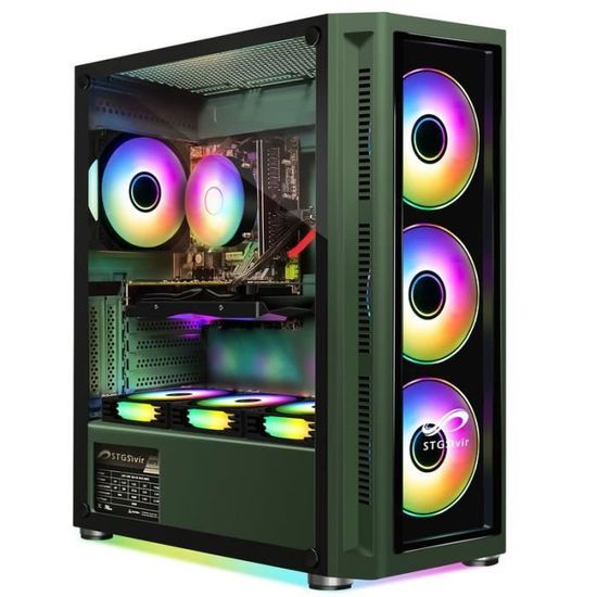 STGsivir PC Gamer Fixe-RTX 2060 Super, Intel i7-8700 jusqu'à