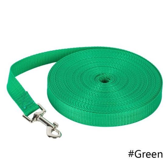LAISSE,green-1.5M--Longue corde de remorquage pour chien, en Nylon,  disponible en 6 couleurs, 1.5M, 1.8M, 3M, 4.5M, 6M, 10M, accesso - Cdiscount
