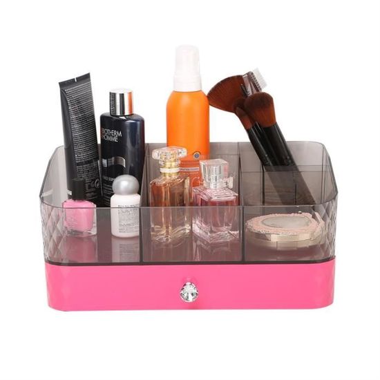 3 Pièces Organisateur Tiroir En Acrylique Rangement Maquillage Set