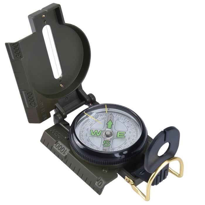 Visée militaire Boussole antichocs Boussole armée Prismatic Visée étanche Boussole Wi Visée 1H8LF1
