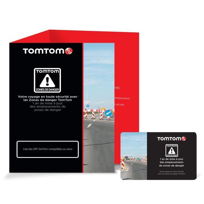 TOM TOM - Service de mise à jour des emplacements de zones de danger 1 an