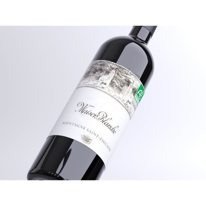 X6 Maison Blanche 2007 75 cl AOC Montagne Saint-Emilion Vin Rouge