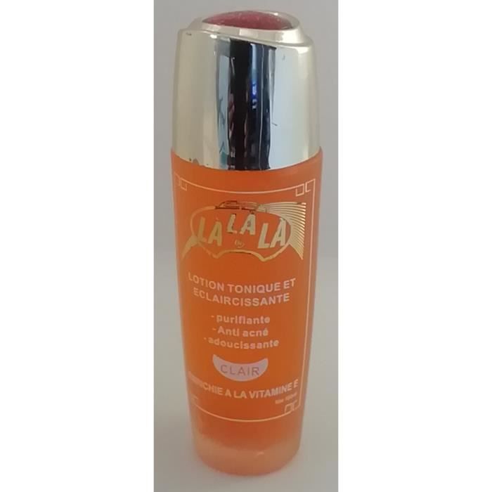 Lotion éclaircissante Tonique lalala purifiante, anti-acné, adoucissante
