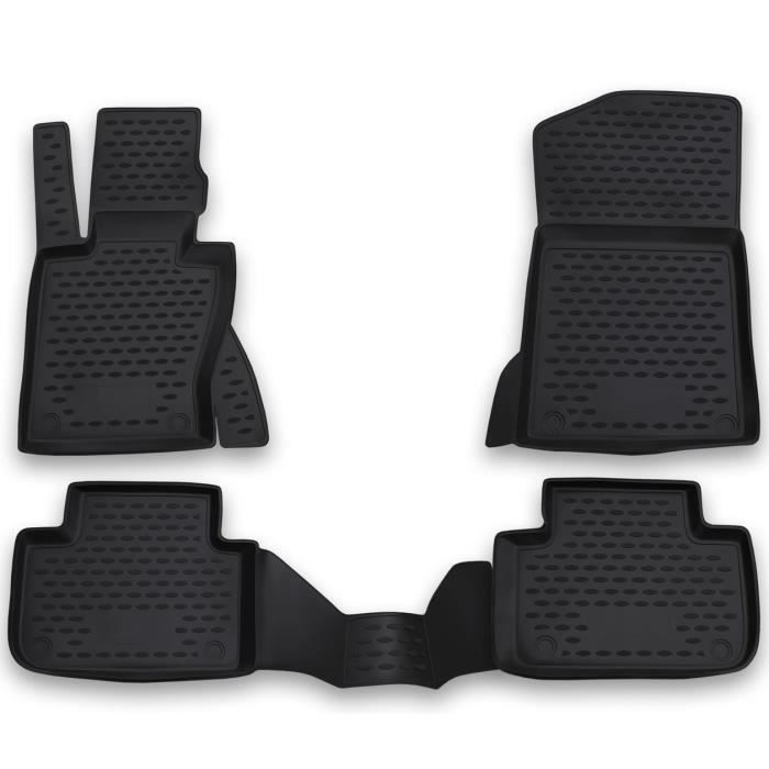 4 TAPIS DE SOL CAOUTCHOUC BMW X3 E83 DE 2004 A 2010
